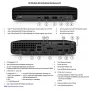 HP EliteDesk 805 G6 Desktop Mini | AMD Ryzen 5 PRO 4650GE | 16GB RAM | 256GB SSD | Windows 11 Pro (kunnostettu kunto B)