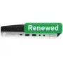 HP kunnostettu EliteDesk 800 G4 Mini -tietokone, Intel Core i5-8500T, 8GB RAM, 256GB SSD, Windows 11 Pro