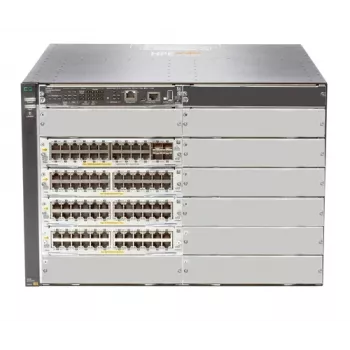 HPE Aruba 5412R 92GT PoE+ / 4SFP+ (ei virtalähdettä) v3 zl2 hallittava kytkin