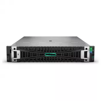 HPE ProLiant DL345 Gen11 -palvelin - 2U -telakointi, AMD EPYC 9115 2.6GHz 16-ydin, 64GB RAM, 8 SFF Hot-Plug, MR416i-p, kaksi 1000W virtalähdettä