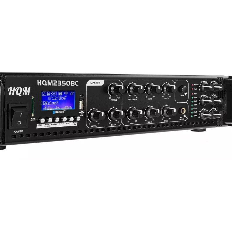 HQM HQM2350BC FM/MP3/Bluetooth-radiovahvistin 350W