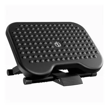 HUANUO ergonominen jalkatuki HNFR3 - korkeus- ja kallistussäädettävä, musta