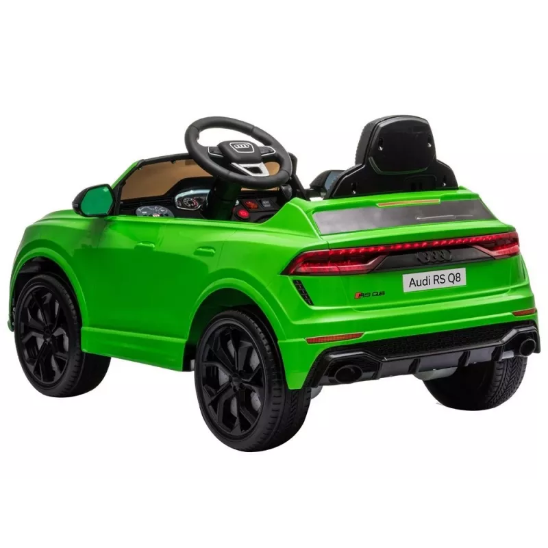 HUAWEI Audi RS Q8 paristokäyttöinen auto LED-valoilla MP3-kaukosäätimellä vihreä