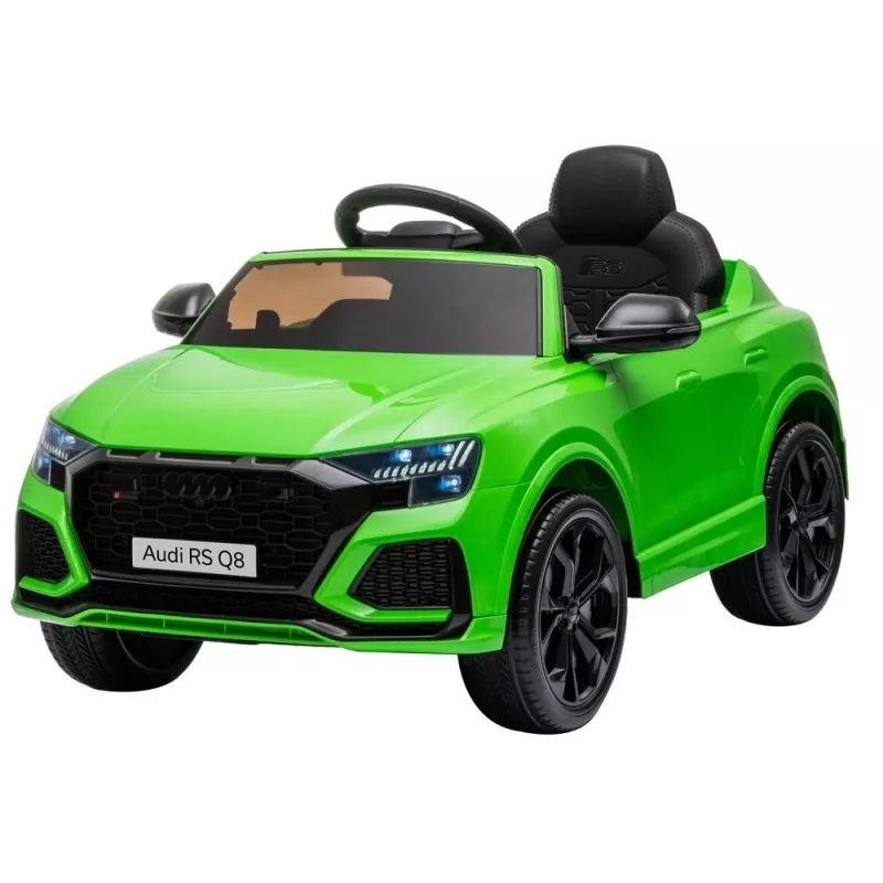 HUAWEI Audi RS Q8 paristokäyttöinen auto LED-valoilla MP3-kaukosäätimellä vihreä