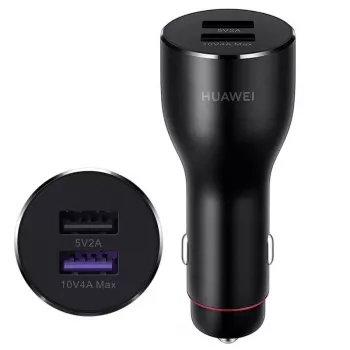 Huawei Super Charge -autolaturi, kaksoisportti 40 W, musta