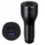 Huawei Super Charge -autolaturi, kaksoisportti 40 W, musta