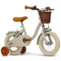 Huffy Vintage 12 tuuman lasten polkupyörä, harmaa korilla ja apupyörillä