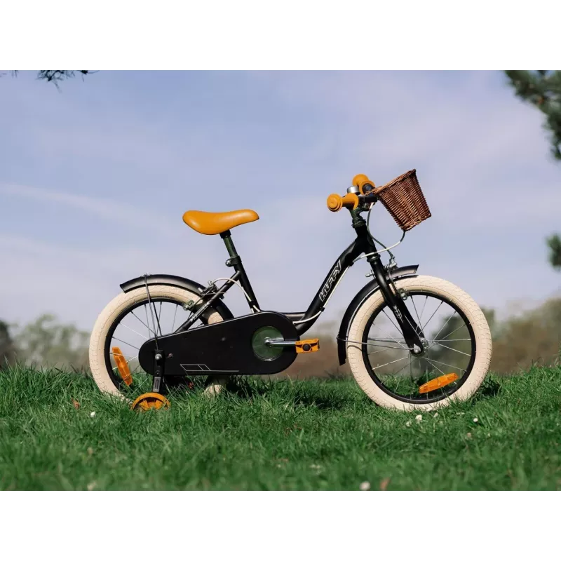Huffy Vintage 16 lasten polkupyörä – kiiltävä musta (21255W)