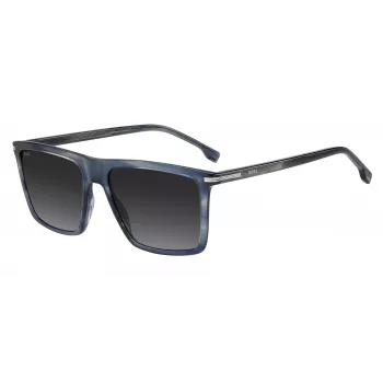 Hugo Boss Black miesten aurinkolasit BOSS1844S2W8 - harmaat linssit, asetaattikehykset