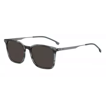 HUGO BOSS BLACK aurinkolasit BOSS1694SVQ7 miesten kulmikas asetaattikehys UV400