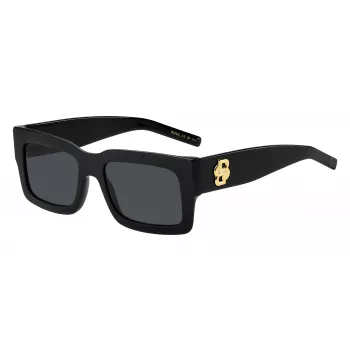 HUGO BOSS BLACK naisten suorakaiteen muotoiset aurinkolasit BOSS1654S807 54/19/140 mm