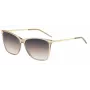 HUGO BOSS BLACK naisten aurinkolasit BOSS1661S84A - harmaat linssit, musta kehys, 58 mm