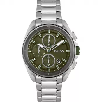 HUGO BOSS miesten kello 1513951 44mm ruostumaton teräs sininen kellotaulu kronografi