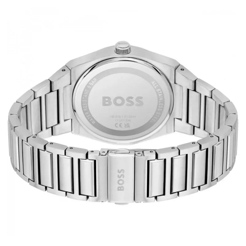 HUGO BOSS miesten kello 1513992 42mm sininen kellotaulu ruostumaton teräs kronografi