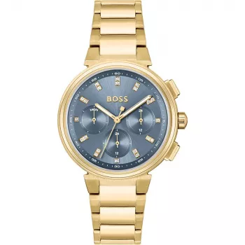 HUGO BOSS Purity naisten kello 1502677 38 mm ruostumaton teräs -mesh hopeinen kellotaulu