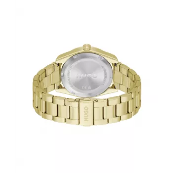 HUGO MAN 1530354 42 mm kvartsikronografi kello musta silikoni