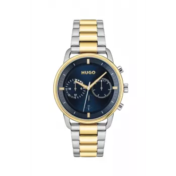 HUGO MAN kello 1530235 44mm musta silikoni