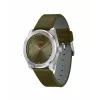 HUGO MAN kello 1530351 42mm ruostumaton teräskotelo musta kellotaulu nahkaranneke
