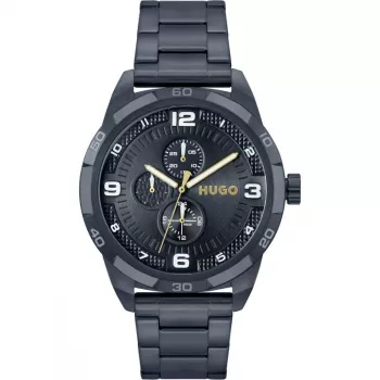 HUGO miesten kello 1530278 45 mm ruostumaton teräs kronografi