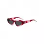 HUGO unisex-aurinkolasit HG-1282-S-C48 suorakaiteen muotoinen kokokehys 52/23/145 mm musta/harmaa UV400