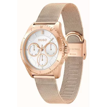 HUGO naisten kello 1540161 36 mm ruostumaton teräs verkko hopea