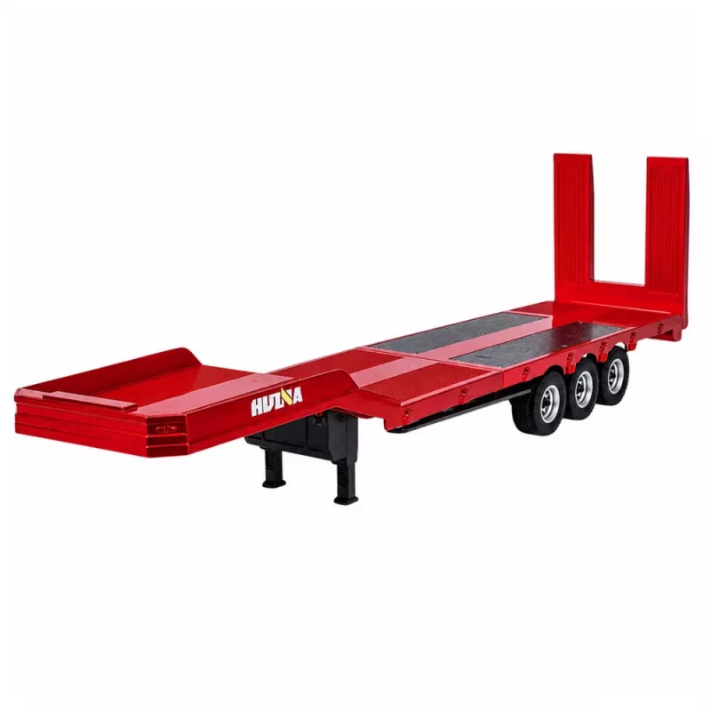Huina 1:18 matalapohjainen perävaunu Scania 770S RC-rekkaan - punainen