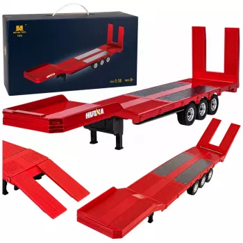 Huina 1:18 matalapohjainen perävaunu Scania 770S RC-rekkaan - punainen