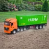 HUINA 1:18 RC kauko-ohjaus kuorma-auto kontilla, valo ja ääni