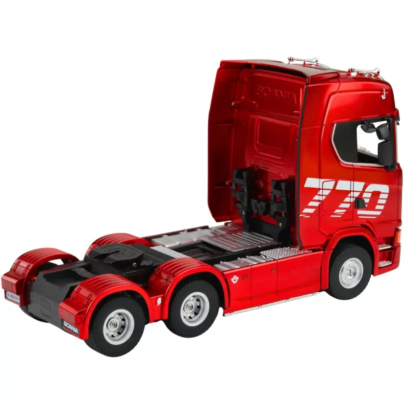Huina 1501 Scania kauko-ohjattava kuorma-auto, punainen, 1:18