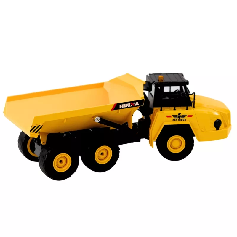 Huina kauko-ohjain RC kippiauto 1553 keltainen 1:16