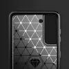 Hurtel Carbon Case joustava suojakotelo Samsung Galaxy S21 FE musta