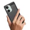 Hurtel Carbon kuori silikonikuori OnePlus Ace 2V / OnePlus Nord 3 - musta