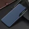 Hurtel Eco Leather View -kotelo Samsung Galaxy A05s läpällä - sininen