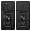 Hurtel Hybrid Armor Camshield -kuori Samsung Galaxy A14 - sininen
