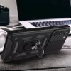 Hurtel Hybrid Armor Camshield -kuori Samsung Galaxy A14 - sininen