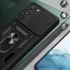 Hurtel Hybrid Armor Camshield -kuori Samsung Galaxy A14 - sininen