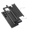Hurtel Hybrid Armor -kotelo Apple iPhone 15 Pro - musta