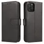 Hurtel Magnet Case tyylikäs suojakotelo läpällä ja telineellä OnePlus Nord N20 5G, musta