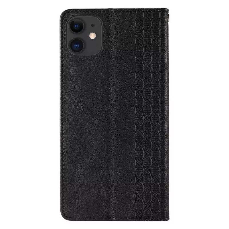 Hurtel Magnet Strap kuori iPhone 13 Mini - lompakkokotelo mini kaulanauhalla - musta
