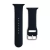 Hurtel silikoniranneke APS Apple Watch 38/40/41mm ranneke kelloranneke - musta
