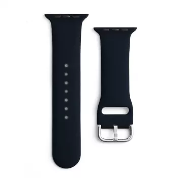 Hurtel silikoniranneke APS Apple Watch 38/40/41mm ranneke kelloranneke - musta