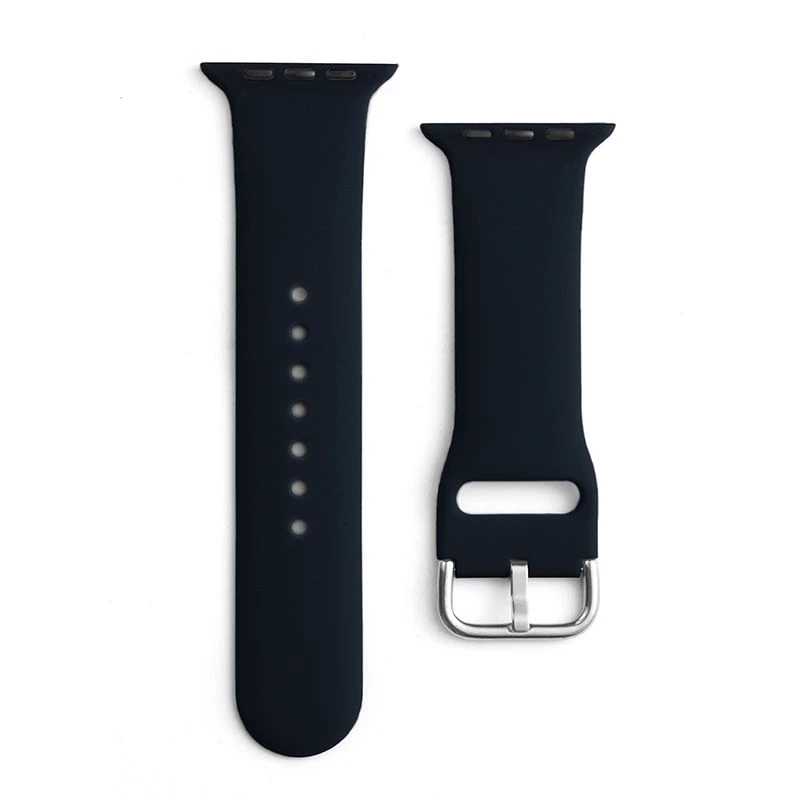 Hurtel silikoniranneke APS Apple Watch 38/40/41mm ranneke kelloranneke - musta