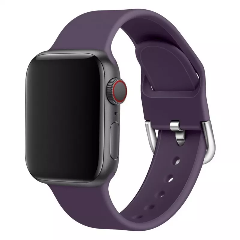 Hurtel silikoniranneke APS Apple Watch 38/40/41mm ranneke kelloranneke - musta