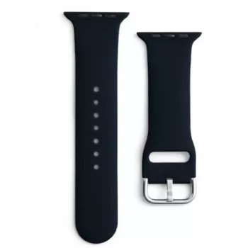 Hurtel silikoniranneke APS Apple Watch 38/40/41mm ranneke kelloranneke - musta