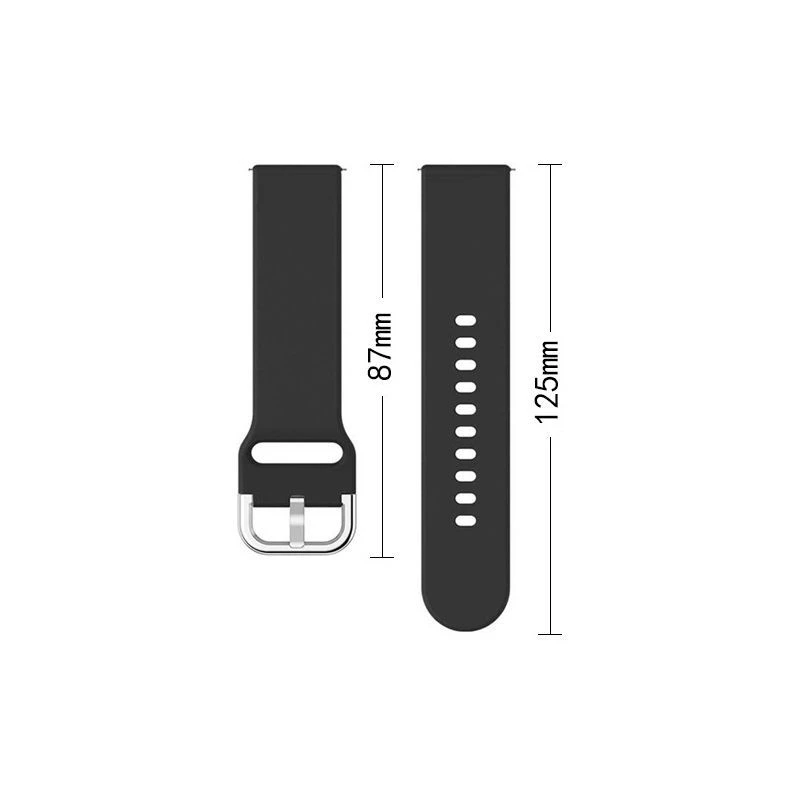 Hurtel Silicone Strap TYS Band Samsung Galaxy Watch 40 / 41 / 42 / 43 / 44 mm - harmaa