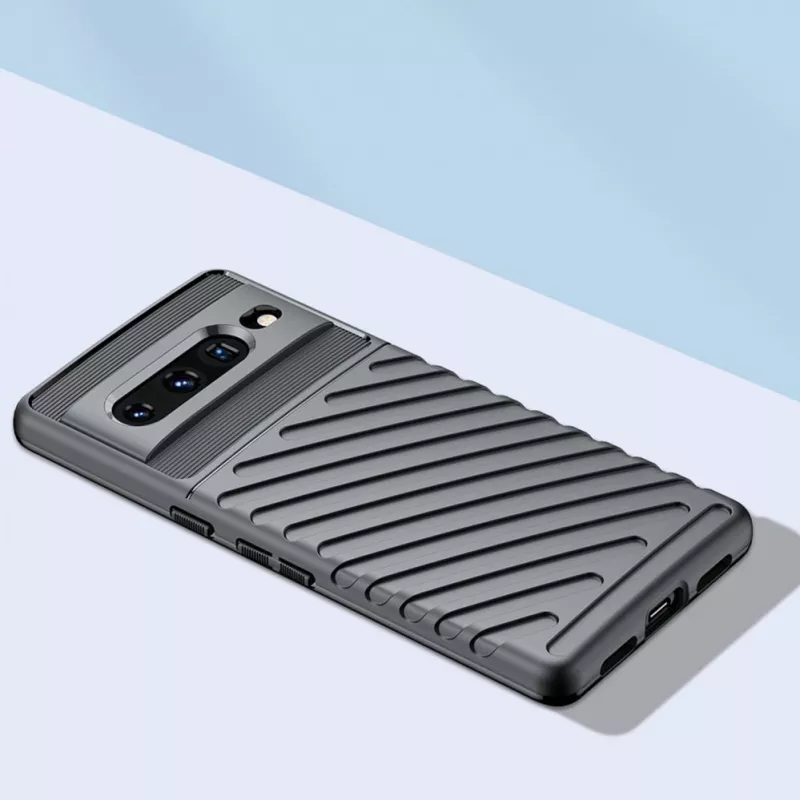 Hurtel Thunder kuori joustava panssaroitu suojus Google Pixel 7 Pro musta
