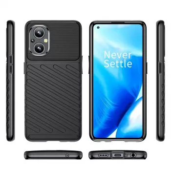 Hurtel Thunder Case joustava panssaroitu suojakotelo OnePlus Nord N20 5G musta