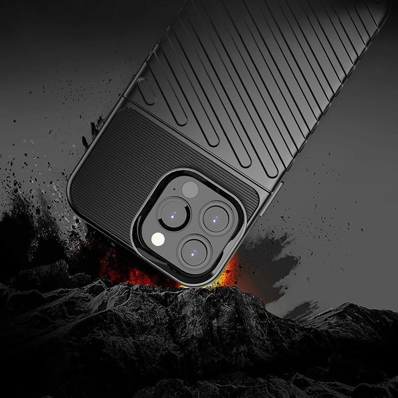 Hurtel Thunder kuori iPhone 13 PRO MAX B USB-C - USB-C kaapeli 1,2 m sininen