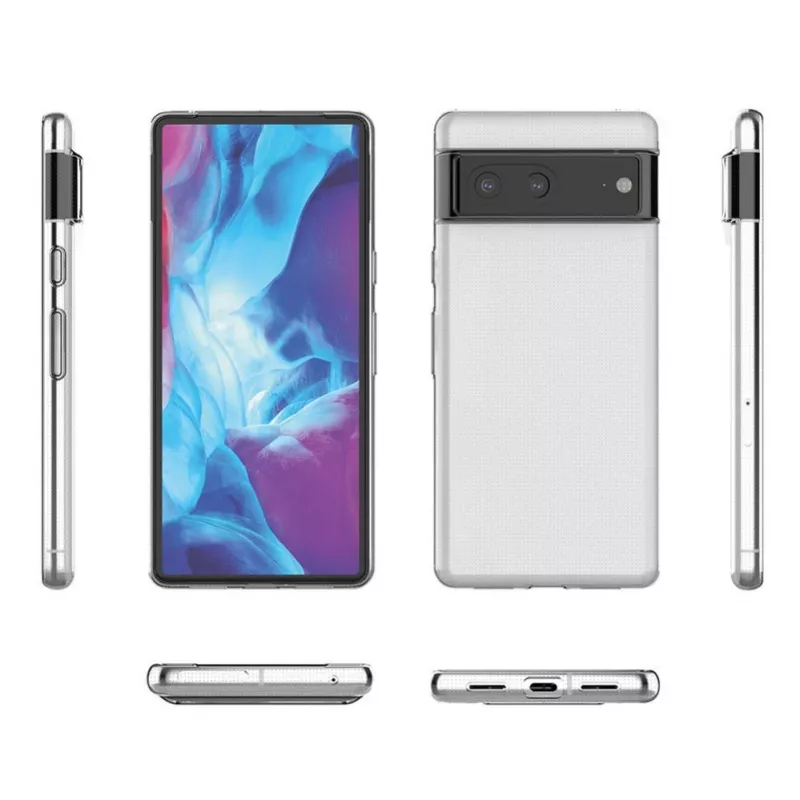 Hurtel Ultra Clear 0.5 mm suojakotelo Google Pixel 7a ohut kotelo läpinäkyvä
