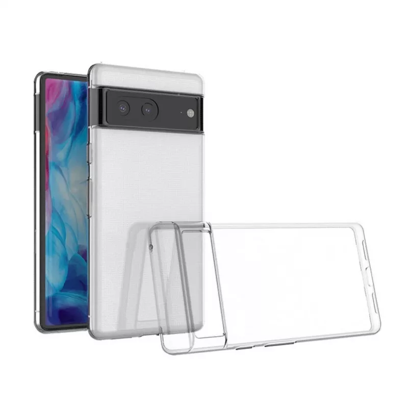 Hurtel Ultra Clear 0.5 mm suojakotelo Google Pixel 7a ohut kotelo läpinäkyvä